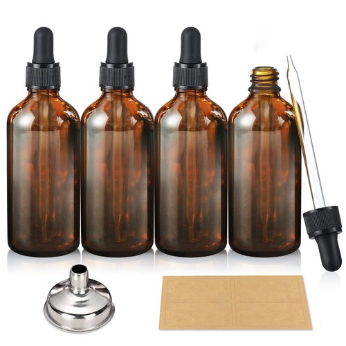 Pack 100ml amber dropper - 100ml,